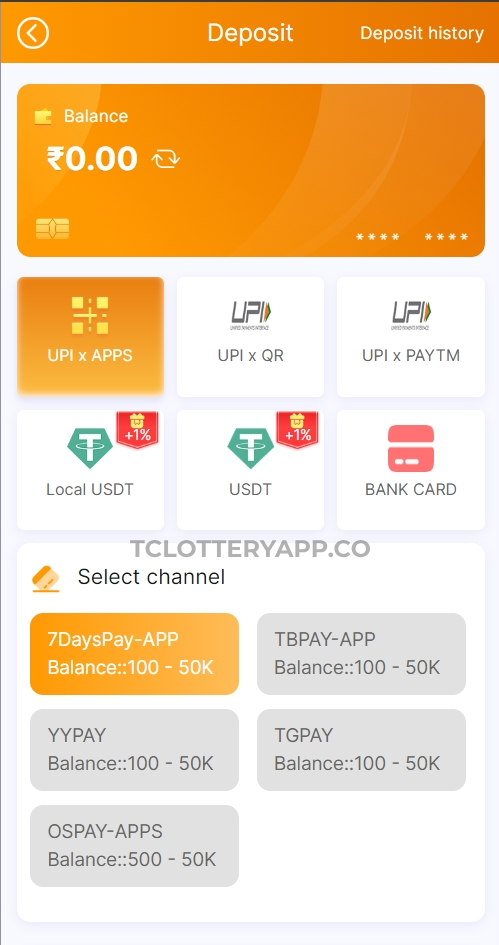 Tclottery-recharge-options
